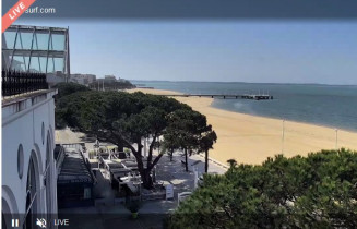 Imagen de vista previa de la cámara web Arcachon - panorama